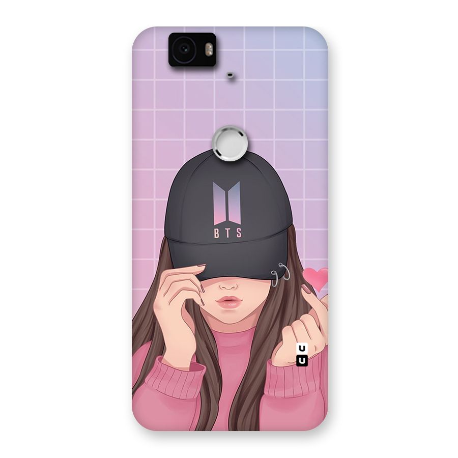 Anime Beautiful BTS Girl Back Case for Google Nexus-6P