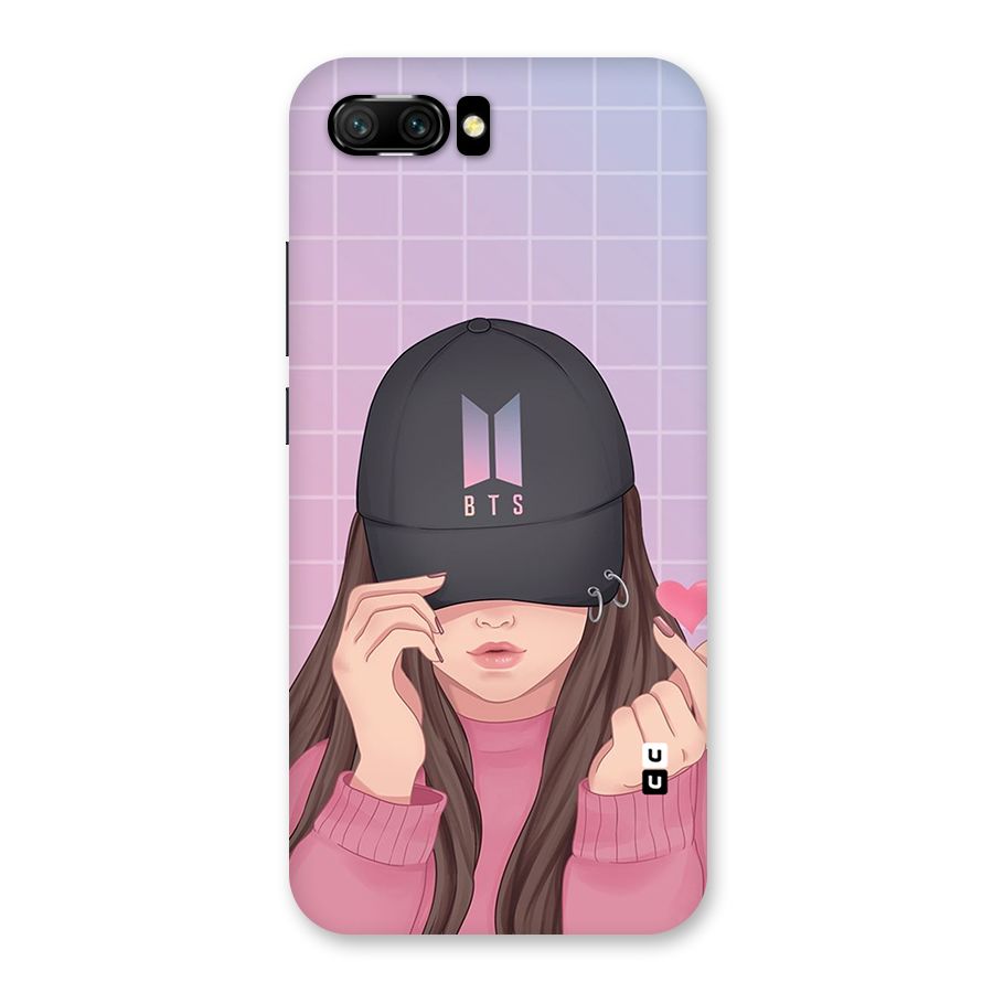 Anime Beautiful BTS Girl Back Case for Honor 10