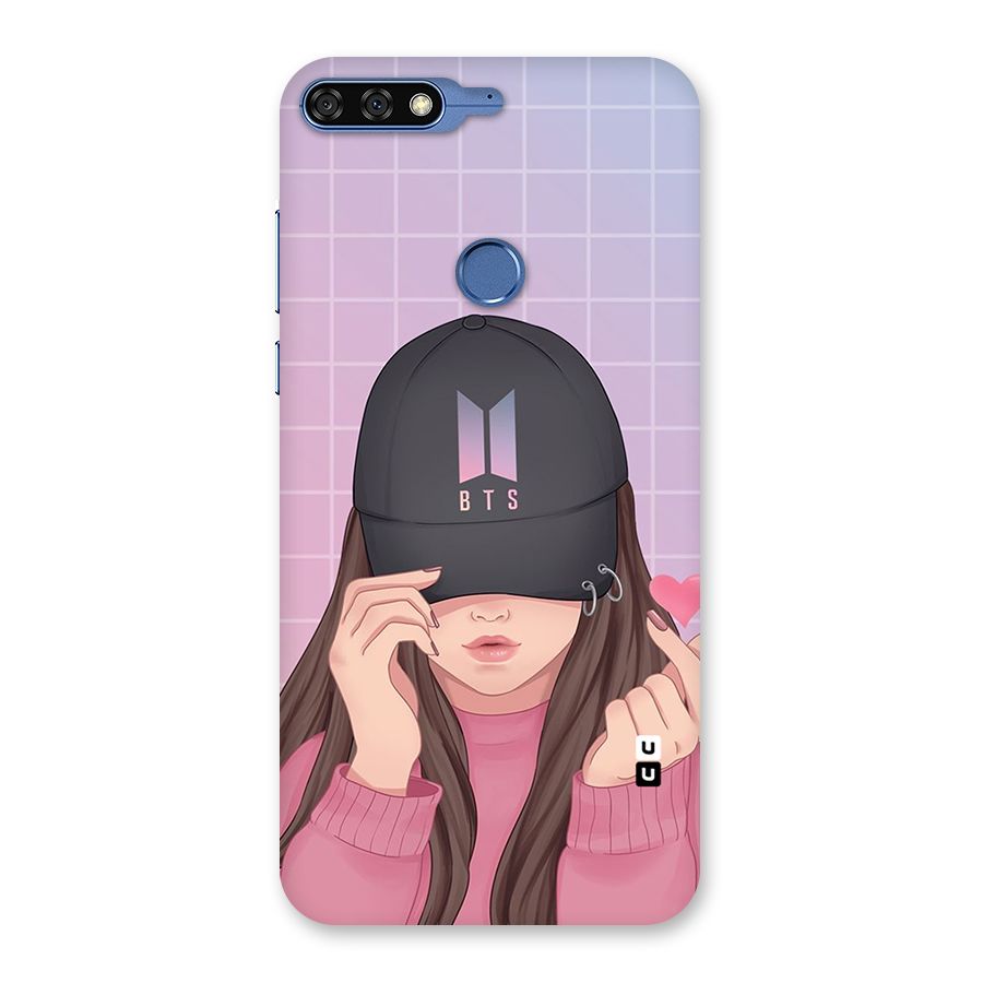 Anime Beautiful BTS Girl Back Case for Honor 7C