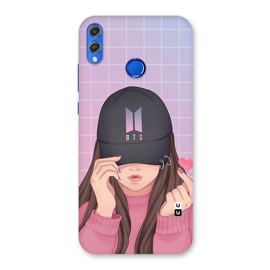 Anime Beautiful BTS Girl Back Case for Honor 8X