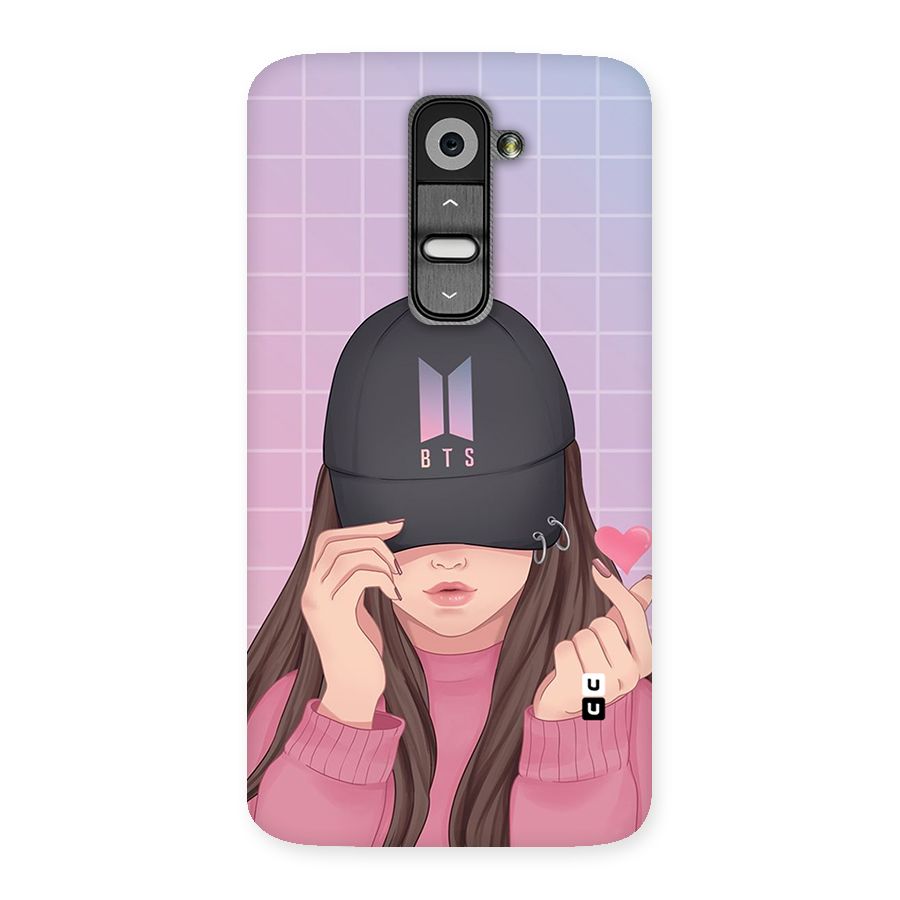 Anime Beautiful BTS Girl Back Case for LG G2