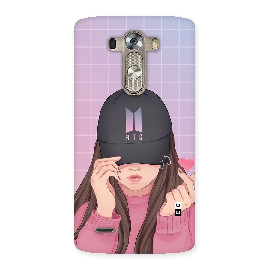 Anime Beautiful BTS Girl Back Case for LG G3
