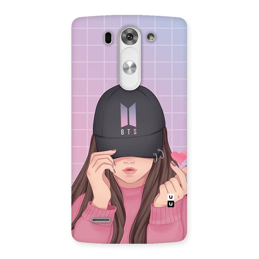 Anime Beautiful BTS Girl Back Case for LG G3 Beat