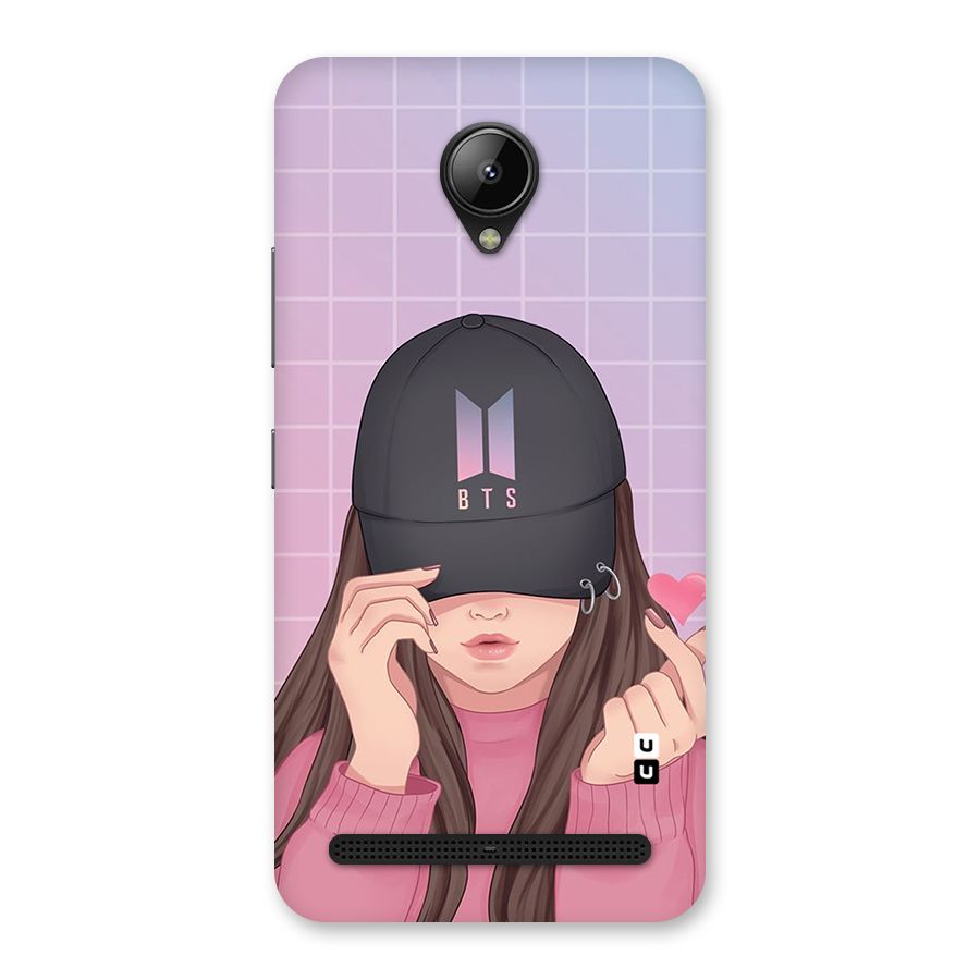 Anime Beautiful BTS Girl Back Case for Lenovo C2