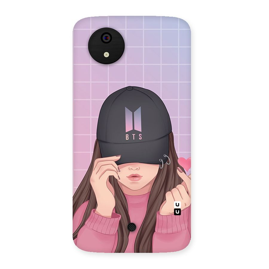 Anime Beautiful BTS Girl Back Case for Micromax Canvas A1