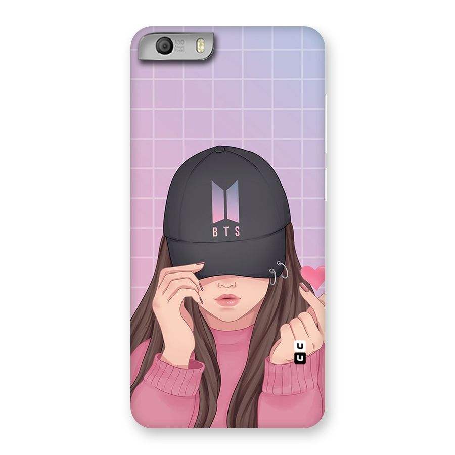 Anime Beautiful BTS Girl Back Case for Micromax Canvas Knight 2