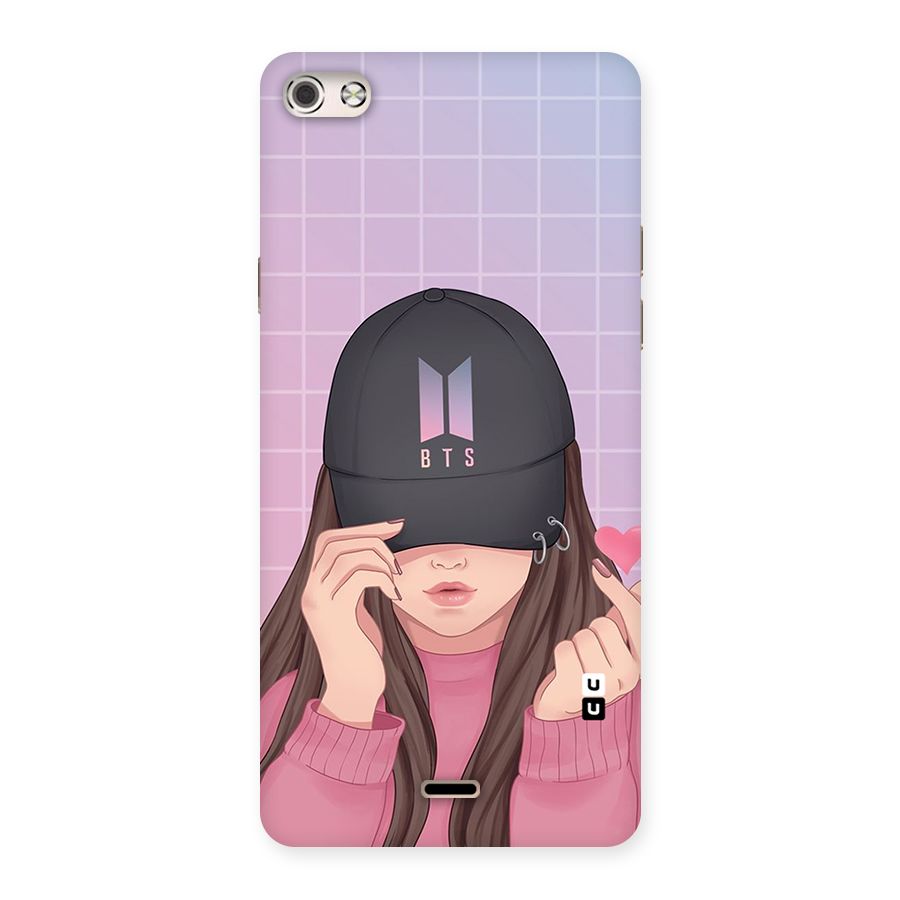 Anime Beautiful BTS Girl Back Case for Micromax Canvas Silver 5
