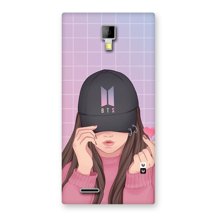 Anime Beautiful BTS Girl Back Case for Micromax Canvas Xpress A99