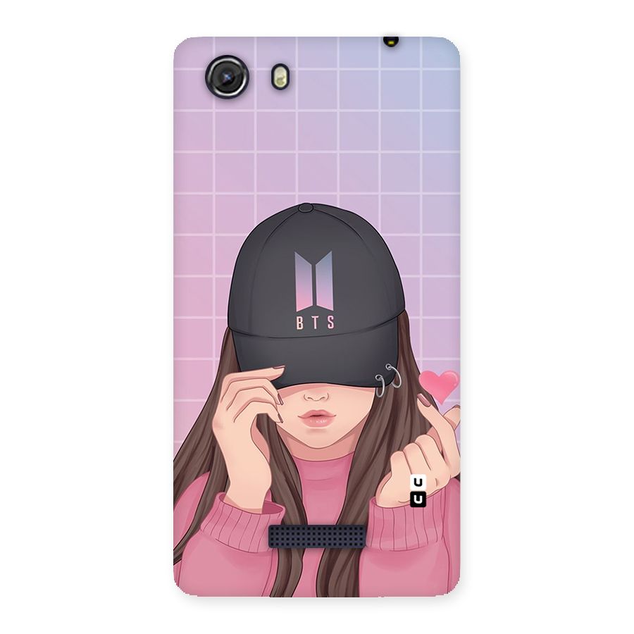 Anime Beautiful BTS Girl Back Case for Micromax Unite 3