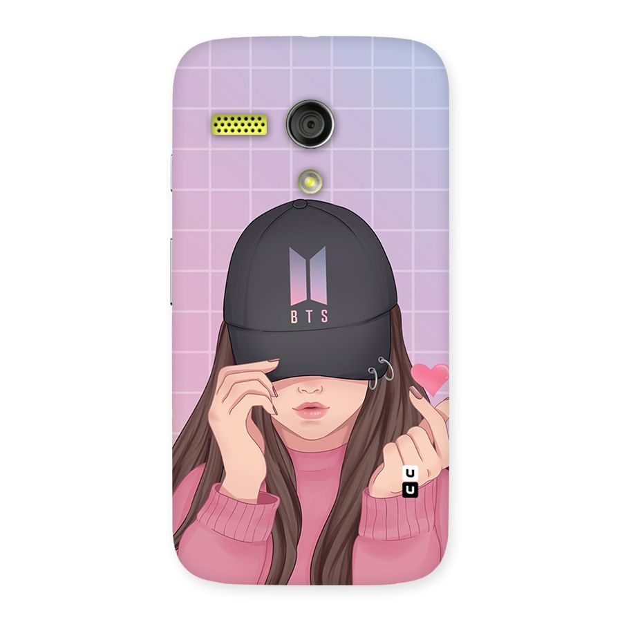 Anime Beautiful BTS Girl Back Case for Moto G