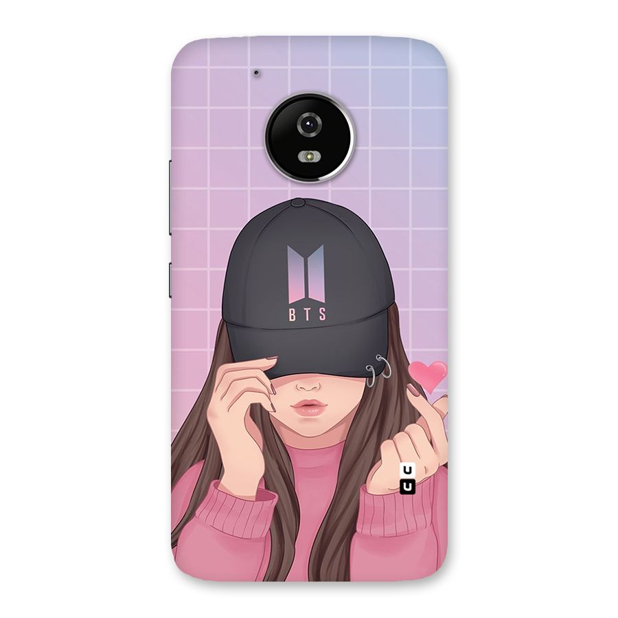 Anime Beautiful BTS Girl Back Case for Moto G5