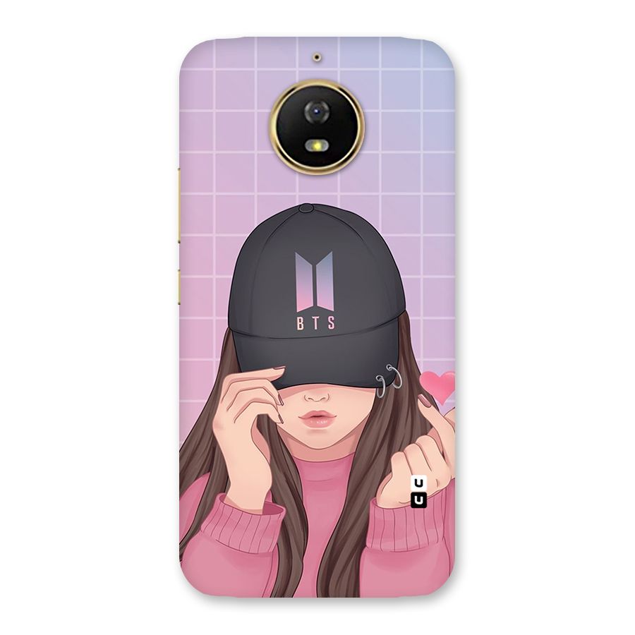 Anime Beautiful BTS Girl Back Case for Moto G5s