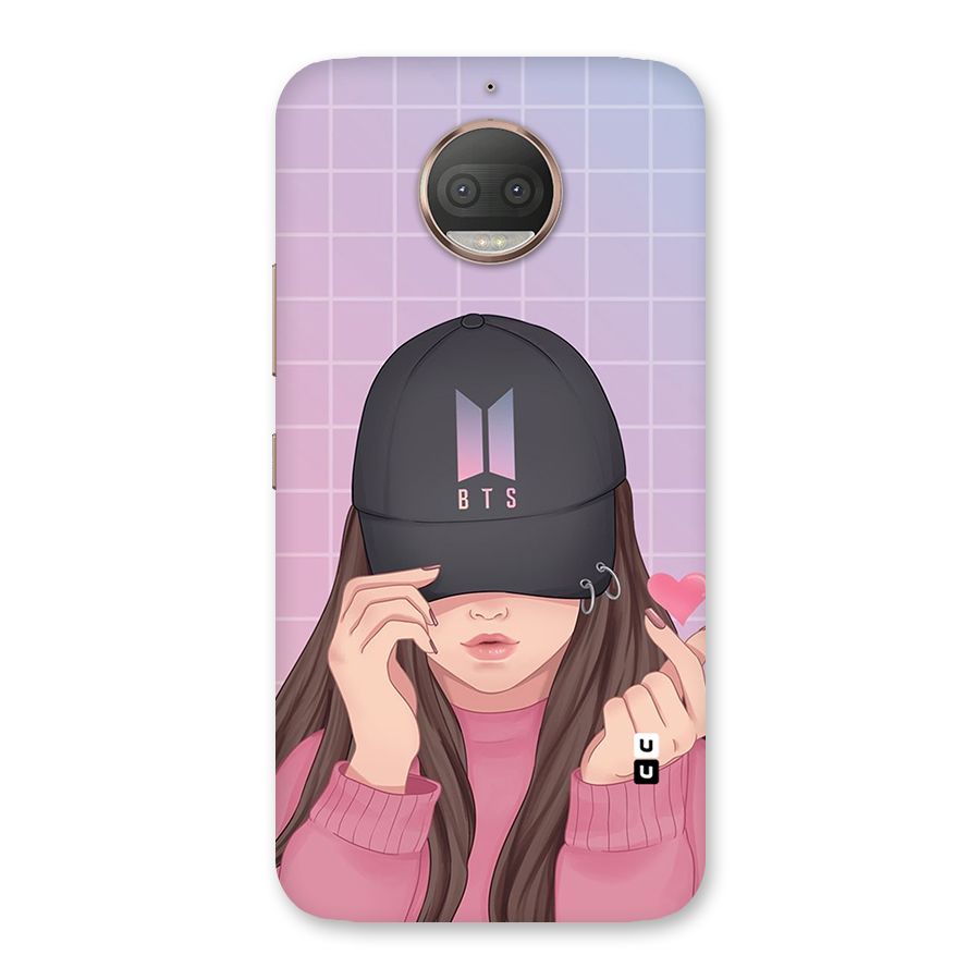 Anime Beautiful BTS Girl Back Case for Moto G5s Plus
