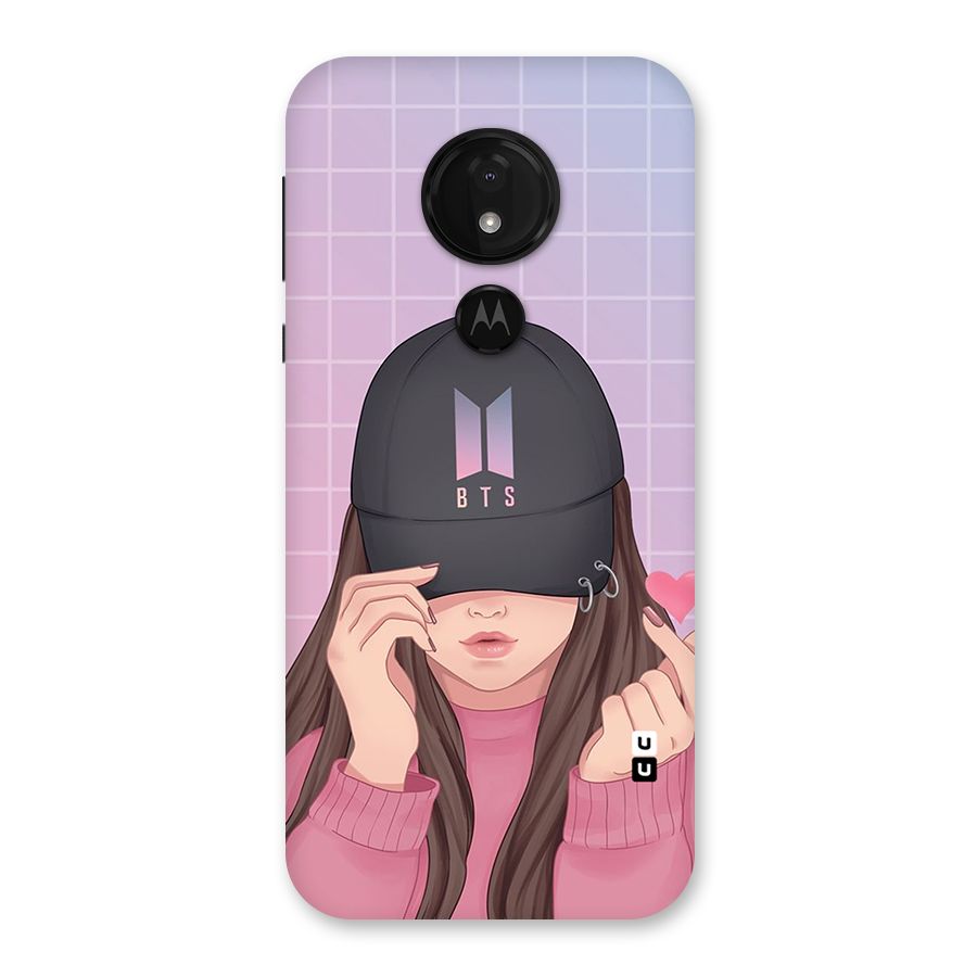 Anime Beautiful BTS Girl Back Case for Moto G7 Power