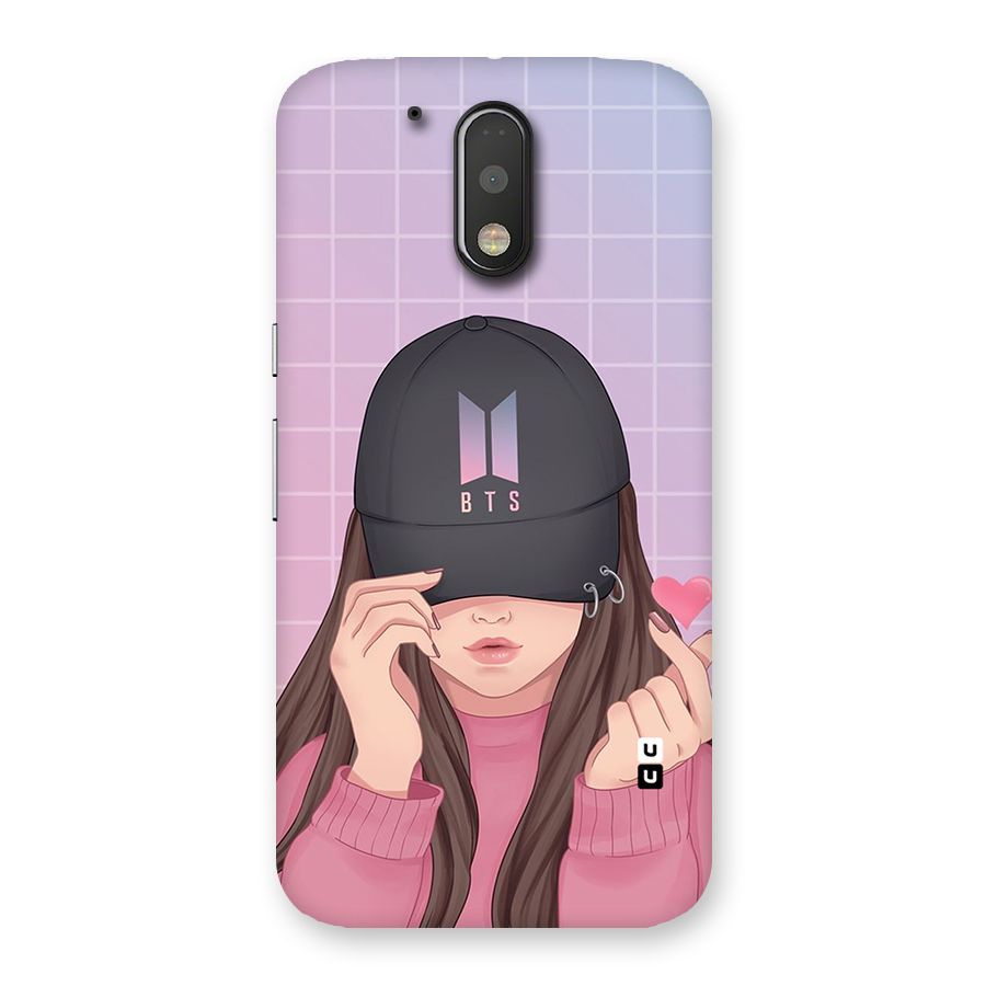 Anime Beautiful BTS Girl Back Case for Motorola Moto G4