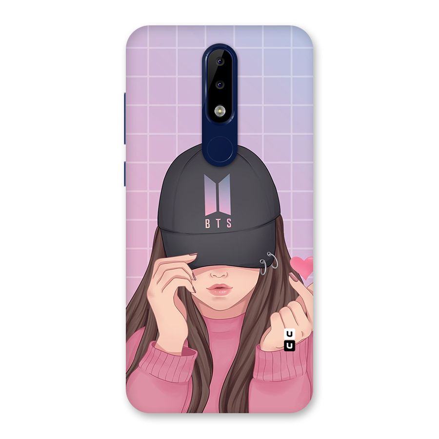 Anime Beautiful BTS Girl Back Case for Nokia 5.1 Plus