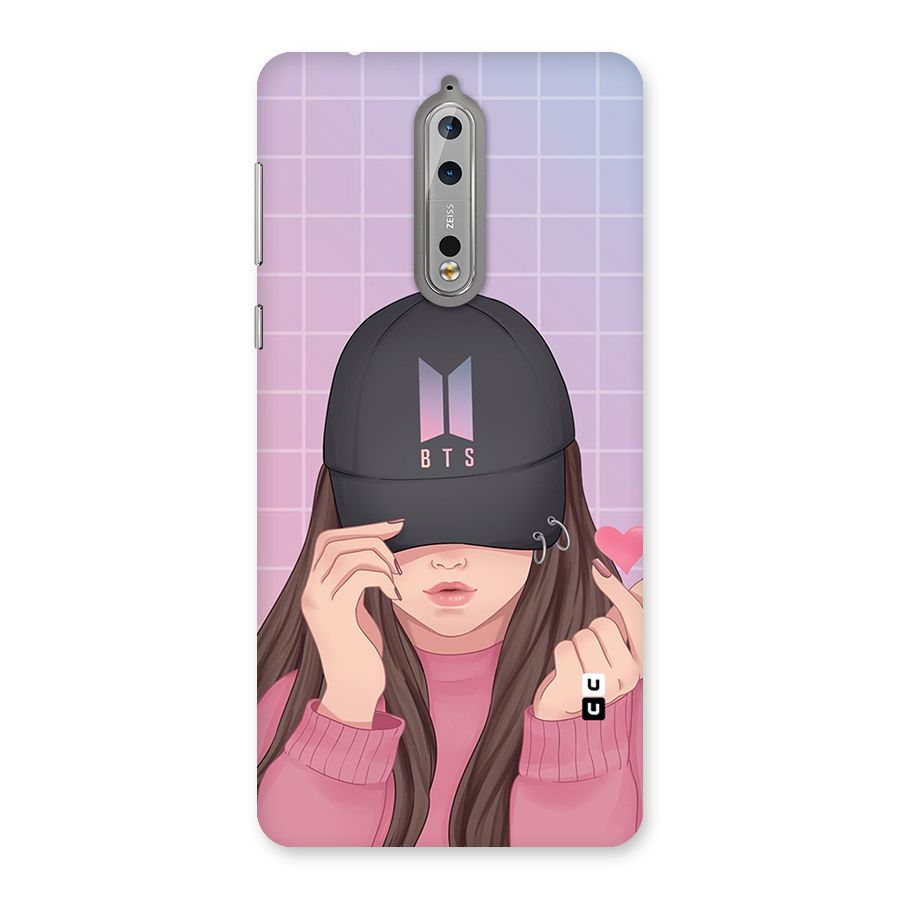 Anime Beautiful BTS Girl Back Case for Nokia 8