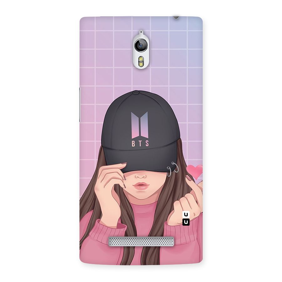 Anime Beautiful BTS Girl Back Case for Oppo Find 7