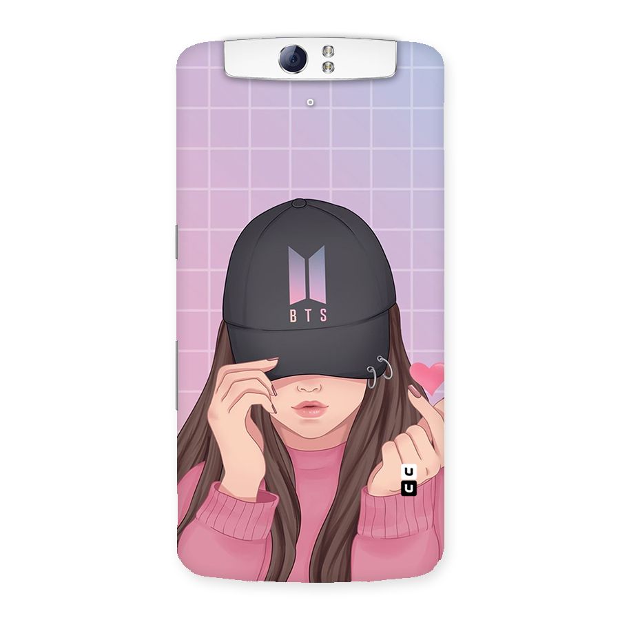 Anime Beautiful BTS Girl Back Case for Oppo N1