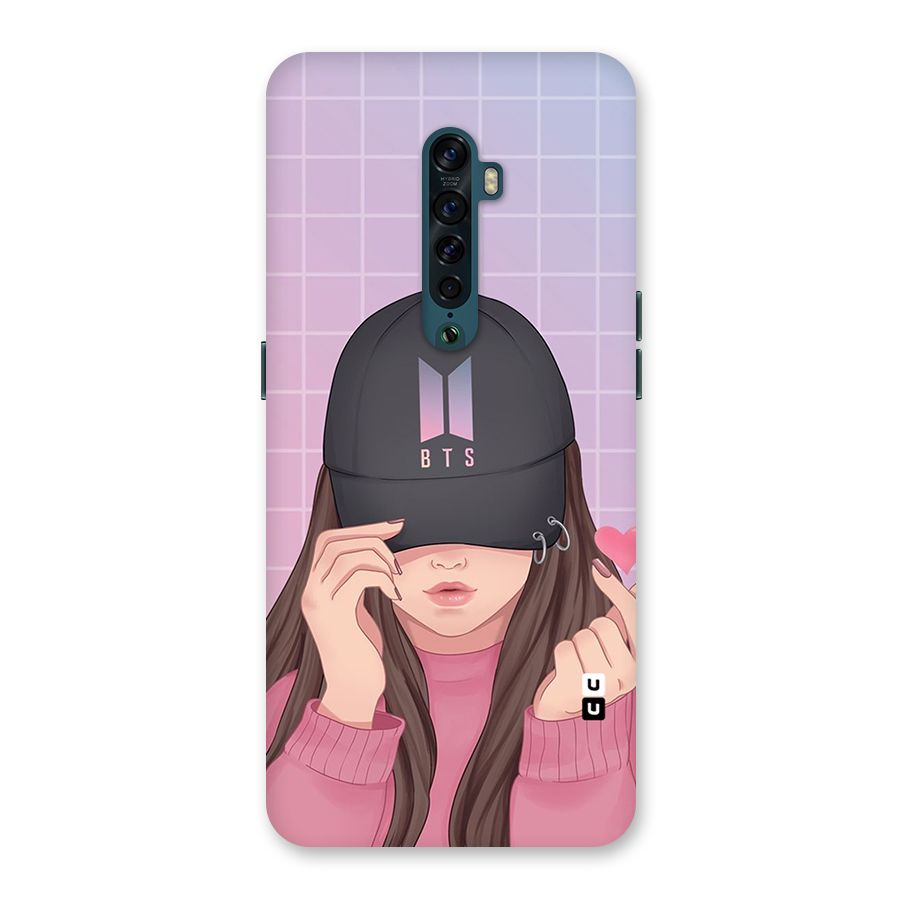 Anime Beautiful BTS Girl Back Case for Oppo Reno2