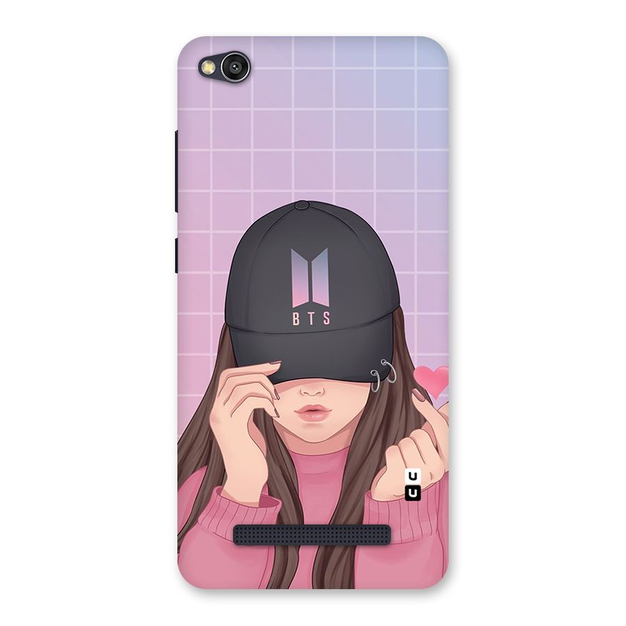 Anime Beautiful BTS Girl Back Case for Redmi 4A