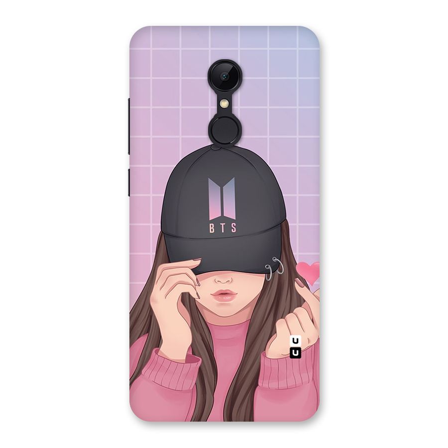 Anime Beautiful BTS Girl Back Case for Redmi 5