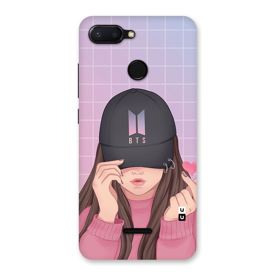 Anime Beautiful BTS Girl Back Case for Redmi 6