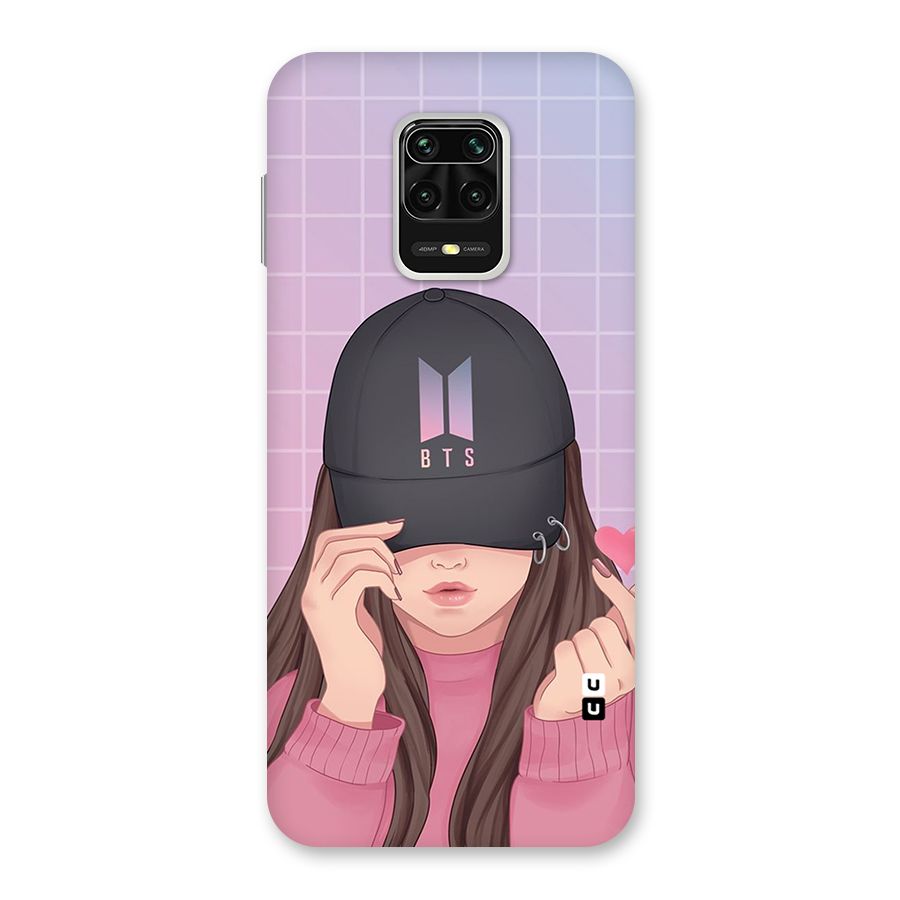 Anime Beautiful BTS Girl Back Case for Redmi Note 9 Pro Max