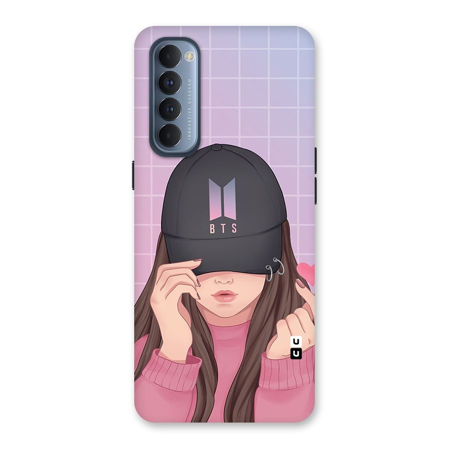 Anime Beautiful BTS Girl Back Case for Reno4 Pro