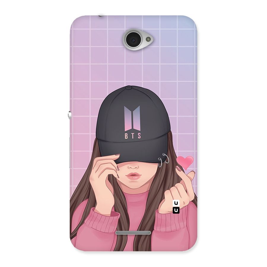 Anime Beautiful BTS Girl Back Case for Sony Xperia E4