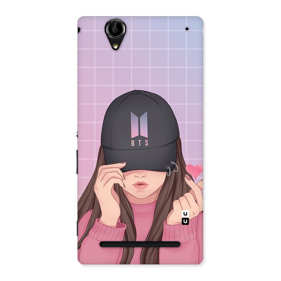 Anime Beautiful BTS Girl Back Case for Sony Xperia T2