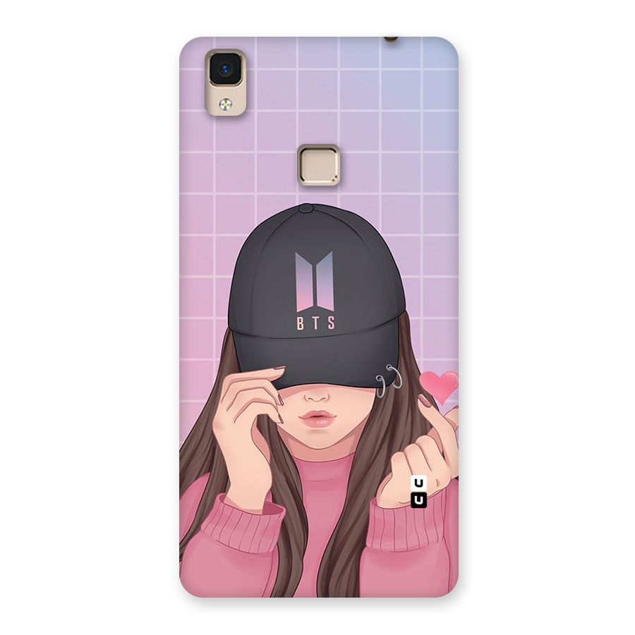 Anime Beautiful BTS Girl Back Case for V3 Max