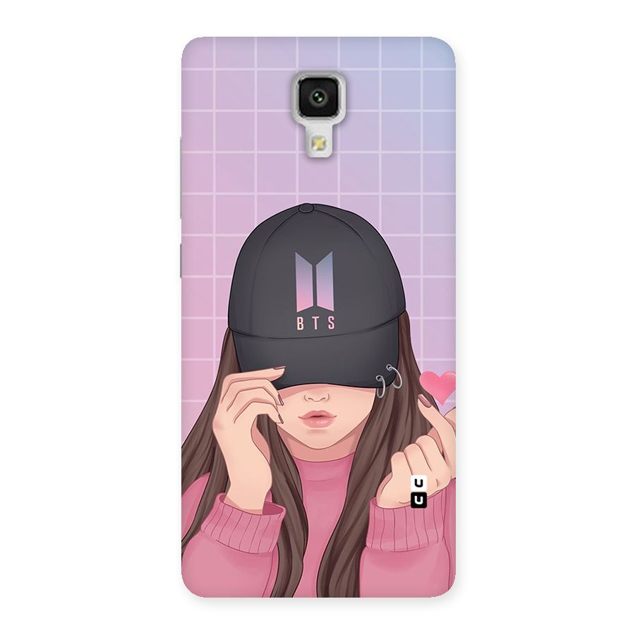 Anime Beautiful BTS Girl Back Case for Xiaomi Mi 4