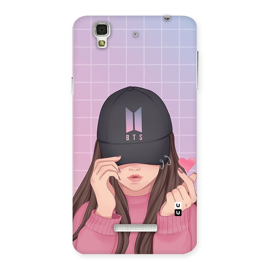Anime Beautiful BTS Girl Back Case for YU Yureka Plus
