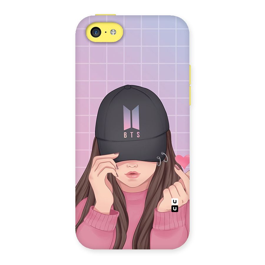Anime Beautiful BTS Girl Back Case for iPhone 5C