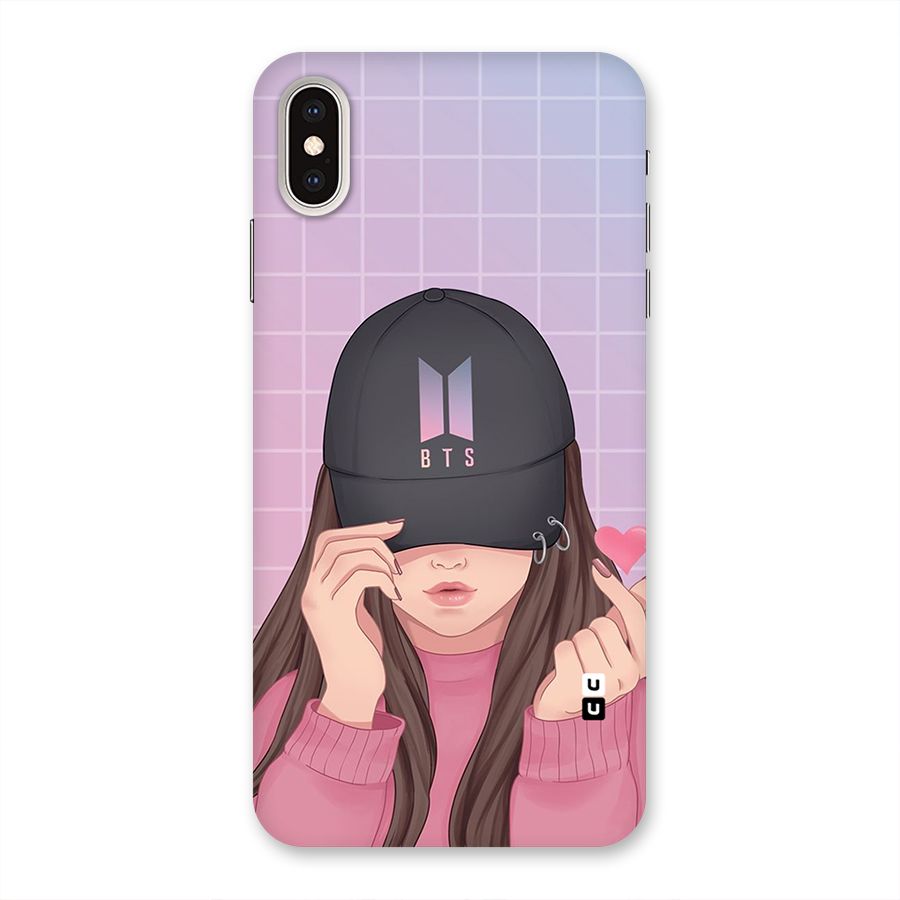 Anime Beautiful BTS Girl Back Case for iPhone XS Max