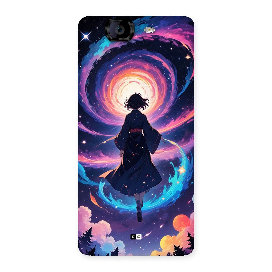 Anime Galaxy Girl Back Case for Canvas Knight A350