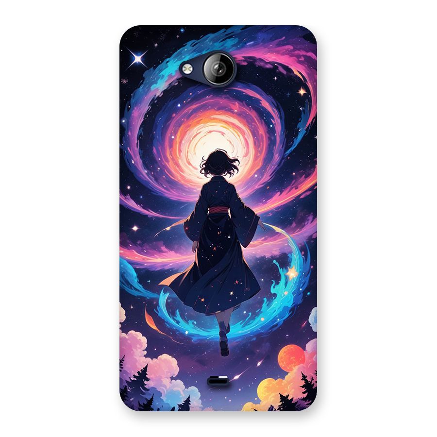 Anime Galaxy Girl Back Case for Canvas Play Q355