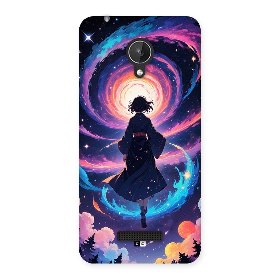 Anime Galaxy Girl Back Case for Canvas Spark Q380