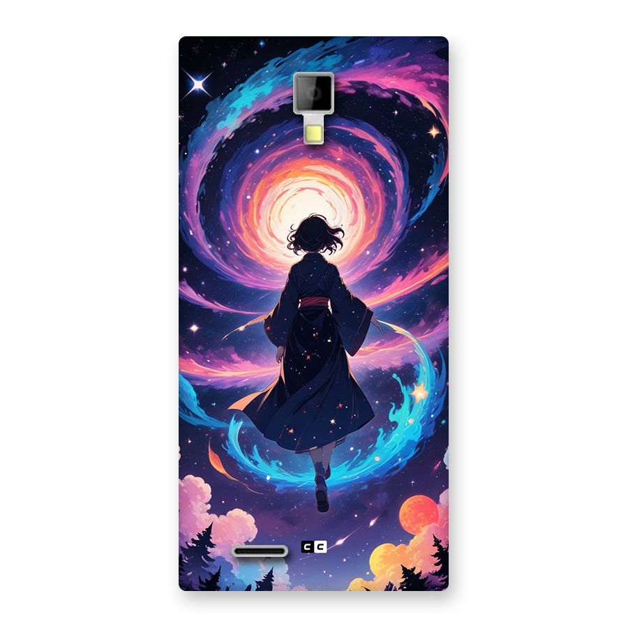Anime Galaxy Girl Back Case for Canvas Xpress A99