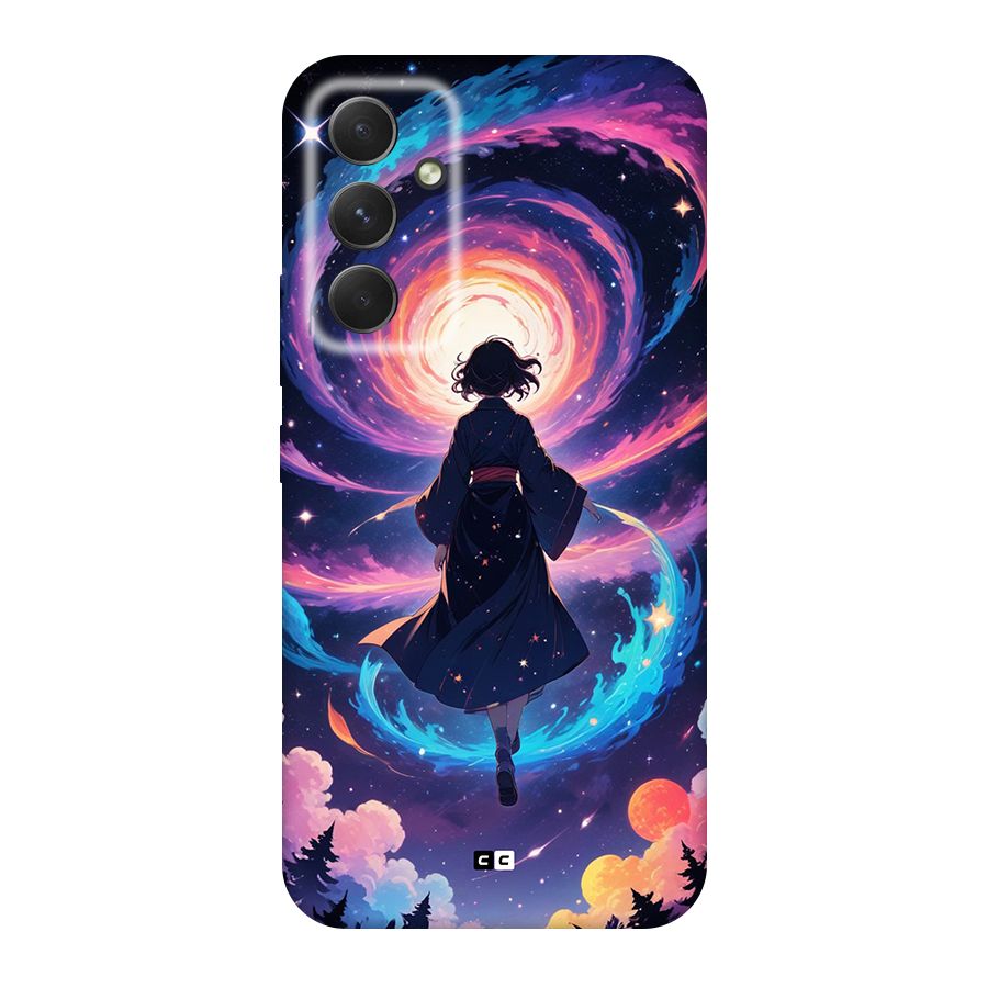 Anime Galaxy Girl Back Case for Galaxy A54