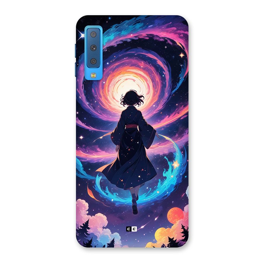 Anime Galaxy Girl Back Case for Galaxy A7 (2018)