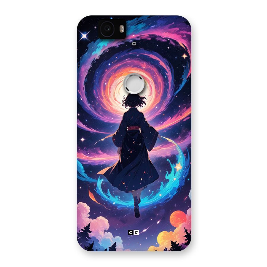 Anime Galaxy Girl Back Case for Google Nexus 6P