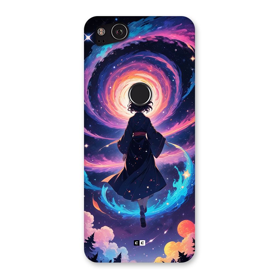 Anime Galaxy Girl Back Case for Google Pixel 2