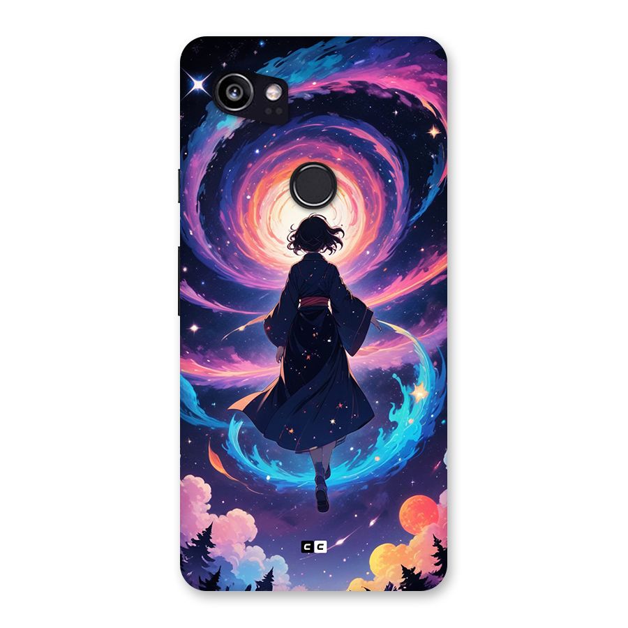Anime Galaxy Girl Back Case for Google Pixel 2 XL