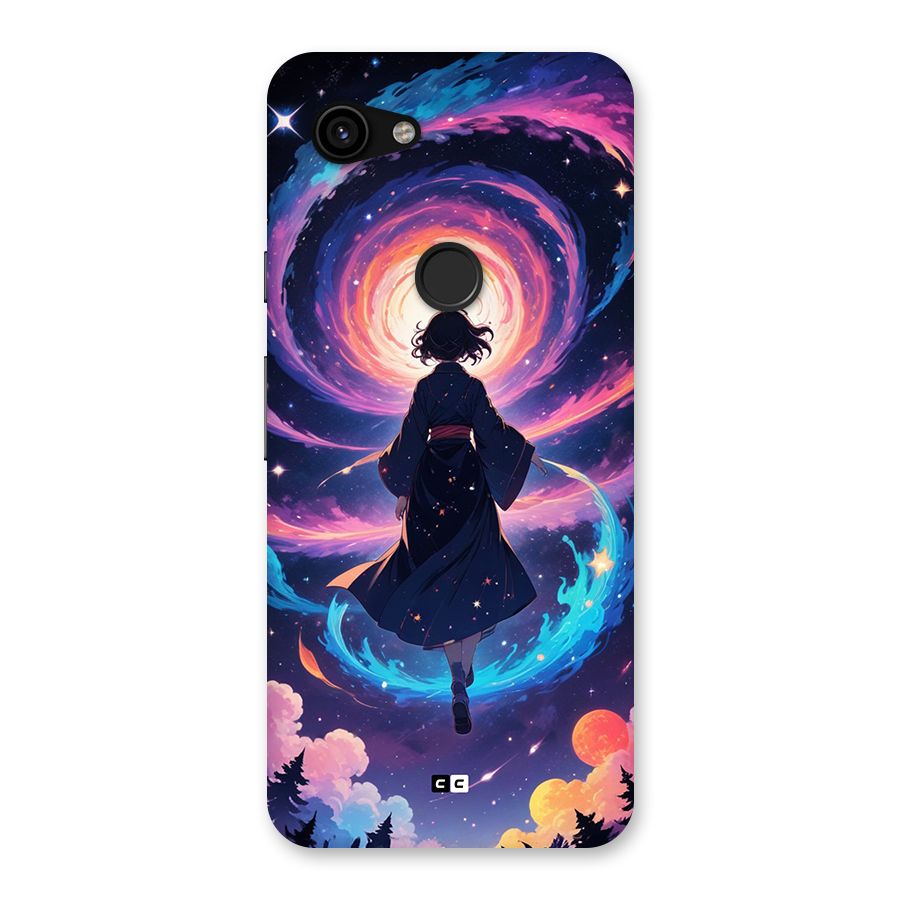 Anime Galaxy Girl Back Case for Google Pixel 3a