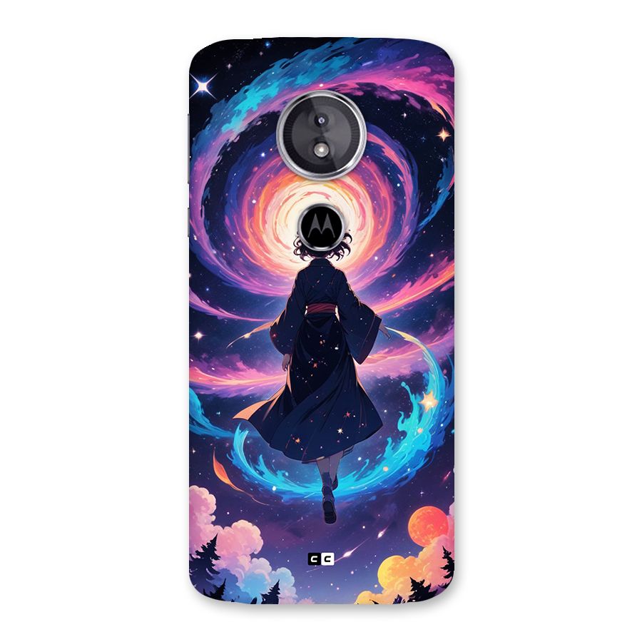 Anime Galaxy Girl Back Case for Moto E5