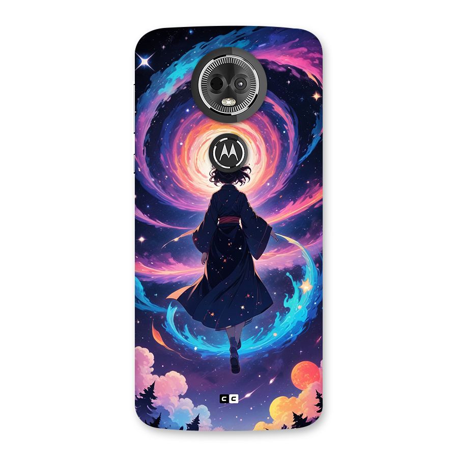 Anime Galaxy Girl Back Case for Moto E5 Plus
