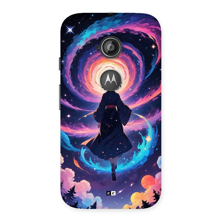 Anime Galaxy Girl Back Case for Moto E 2nd Gen