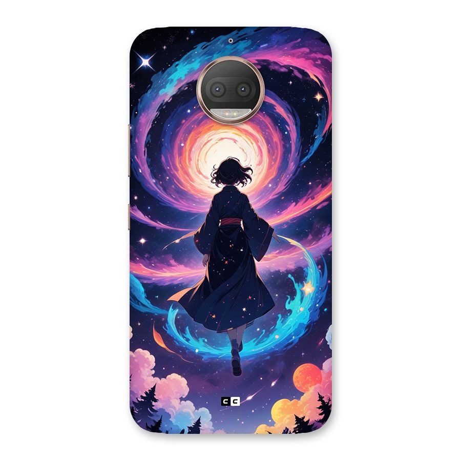 Anime Galaxy Girl Back Case for Moto G5s Plus